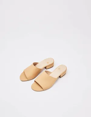 mule slides - maia - sand fiber
