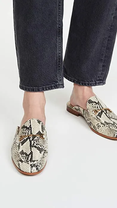 Multi On Toe Embellished Loafers Slip Wide Best-reviewed Beach Mules Almond Sam Linnie Adaptive Edelman