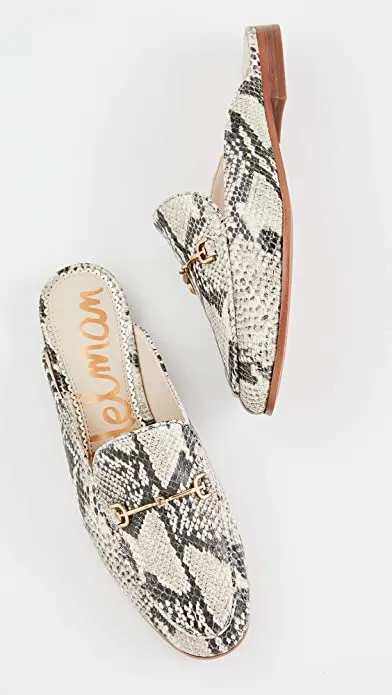 Multi On Toe Embellished Loafers Slip Wide Best-reviewed Beach Mules Almond Sam Linnie Adaptive Edelman