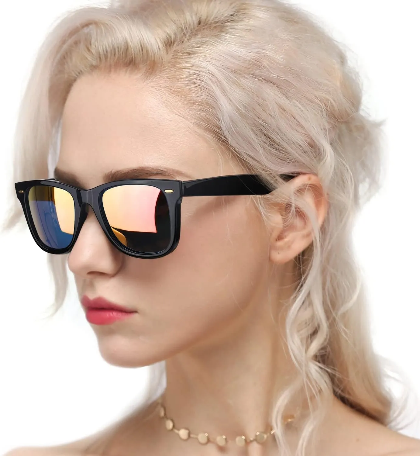 Myiaur Classic Sunglasses for Women Polarized Driving Anti-Glare UV Protection