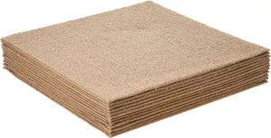 Nexus Self Adhesive 12-Inch Carpet Floor Tiles, 12 Tiles - 12" x 12", Tan - Peel & Stick, DIY Flooring for Kitchen, Dining Room, Bedrooms & Bathrooms by Achim Home Decor