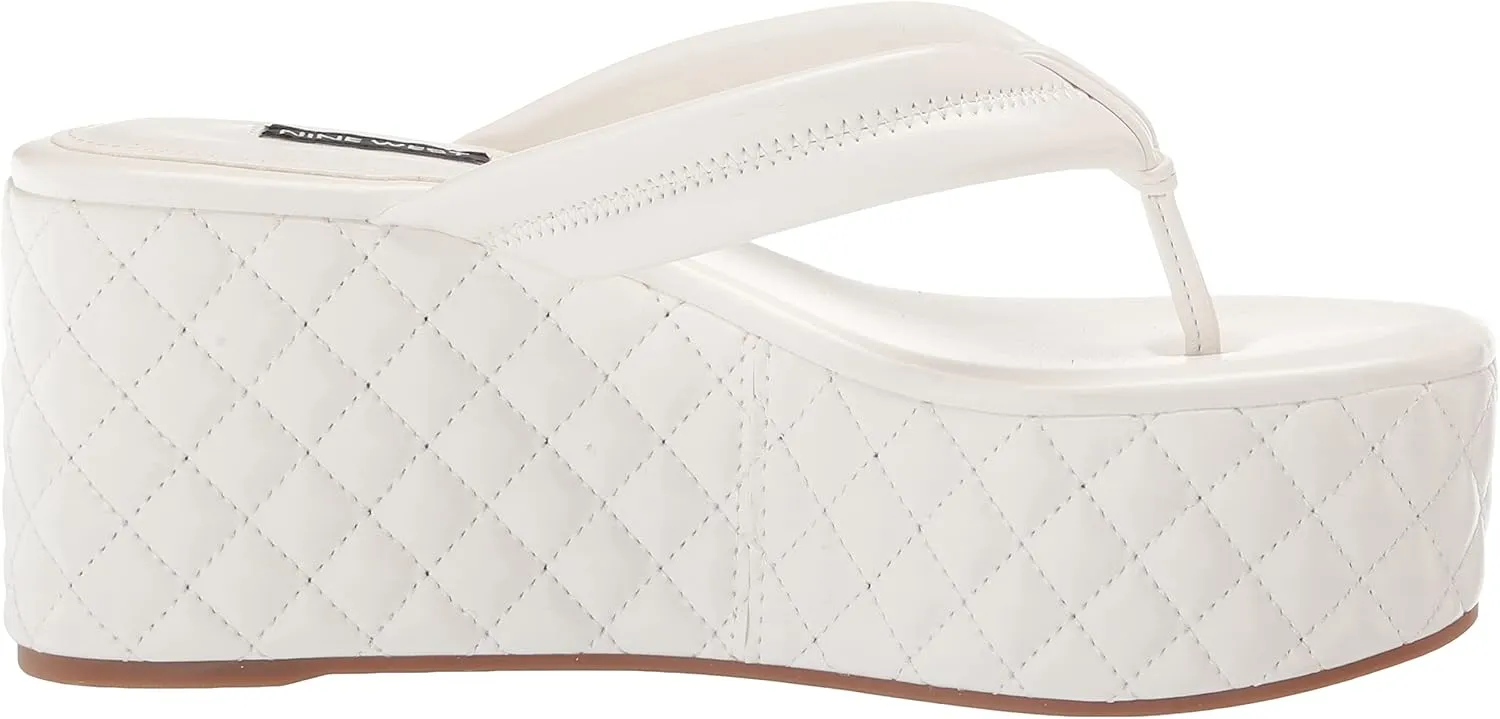 Nine West Women's Newya Platform Thong Sandal
