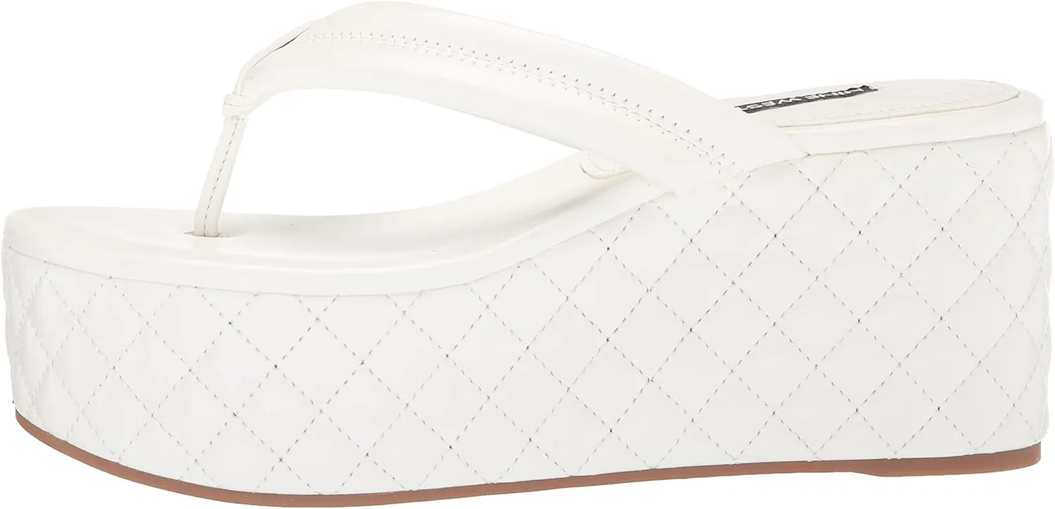 Nine West Women's Newya Platform Thong Sandal