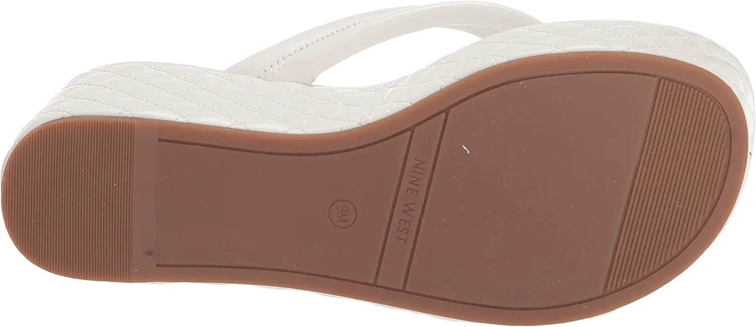 Nine West Women's Newya Platform Thong Sandal