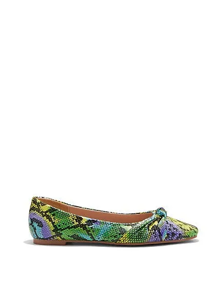 Noa Ballet Flat - Snake-Print
