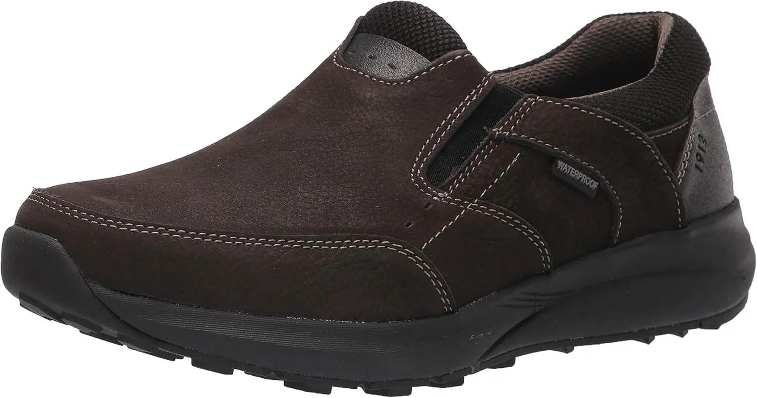 Nunn Bush Men's Excursion Waterproof Moccasin Toe Slip-on with Kore Comfort Technology Loafer