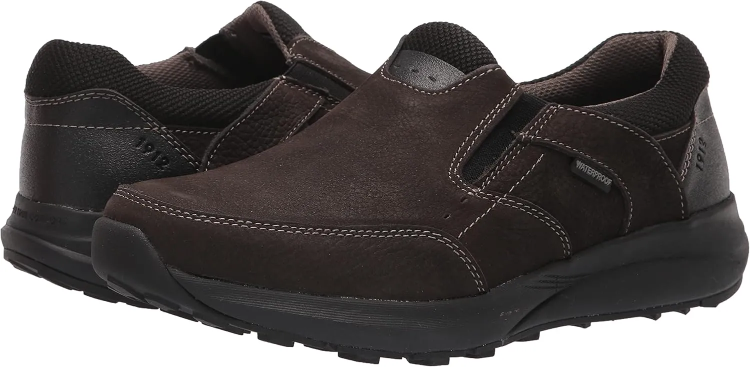 Nunn Bush Men's Excursion Waterproof Moccasin Toe Slip-on with Kore Comfort Technology Loafer
