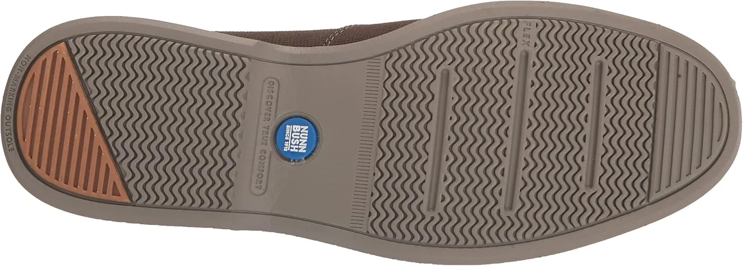 Nunn Bush Men's Otto Moccasin Toe Slip on Leather Loafer with Lightweight Sole