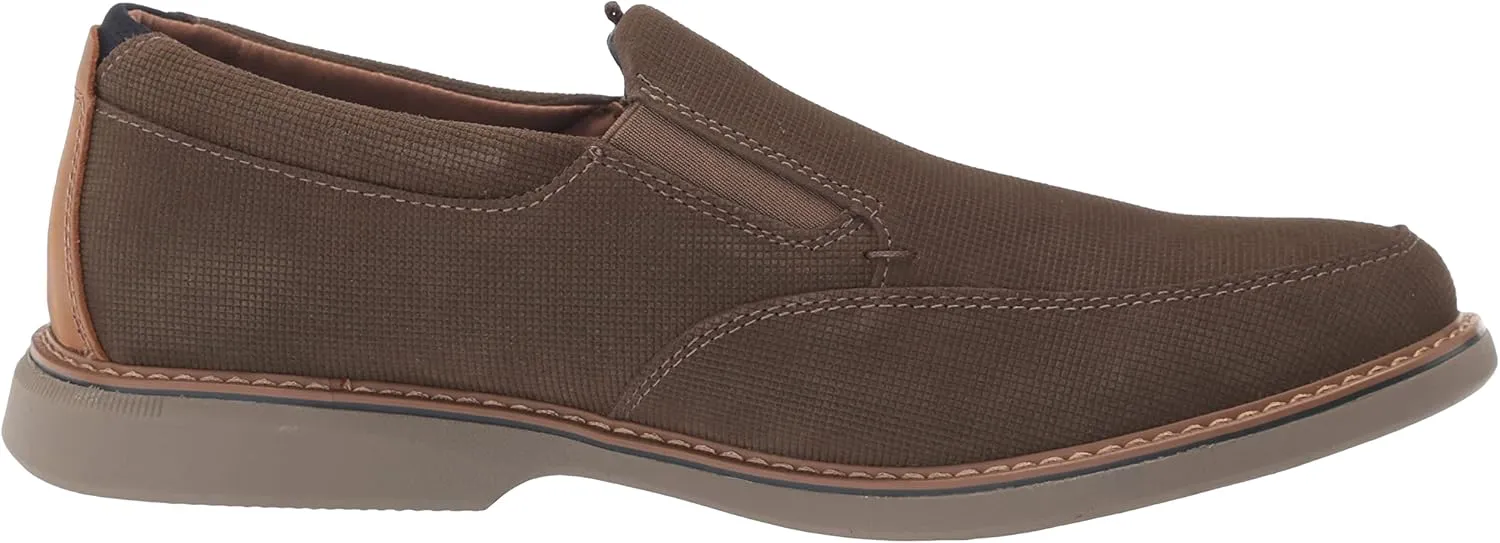 Nunn Bush Men's Otto Moccasin Toe Slip on Leather Loafer with Lightweight Sole