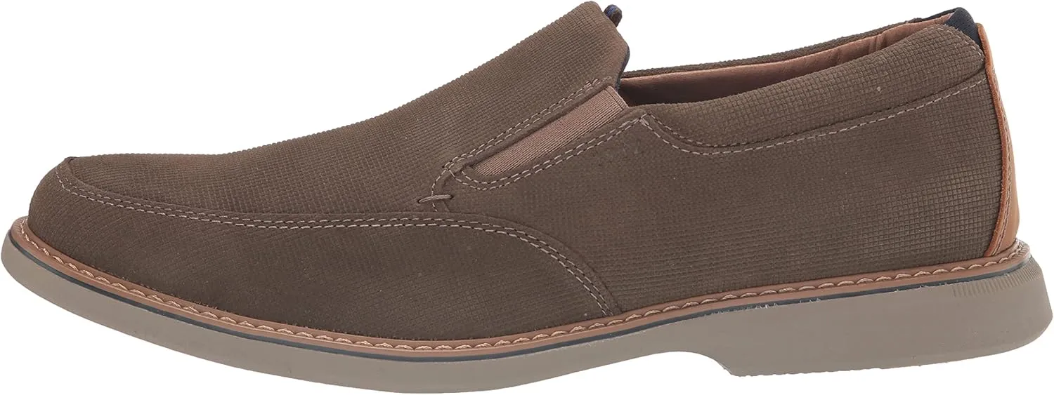 Nunn Bush Men's Otto Moccasin Toe Slip on Leather Loafer with Lightweight Sole