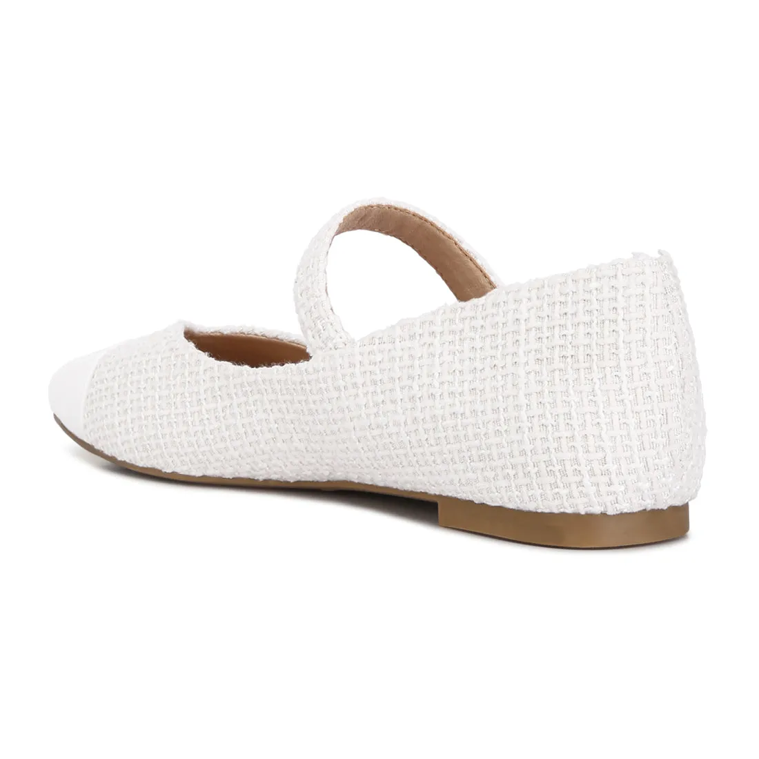 Patent Toe Cap Satin Mary Jane