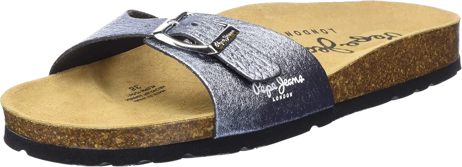 Pepe Jeans Women's Flatform Flat Sandal