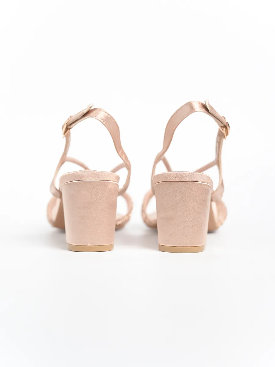 Perry Glitter Strap Heels