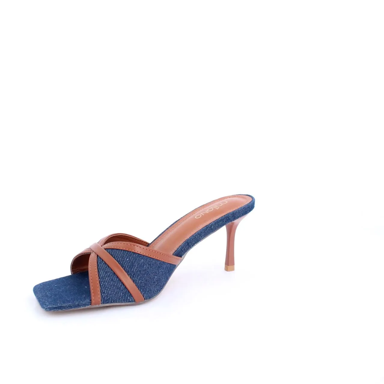 PETRA-SLIDES-HEEL-BLUE DENIM