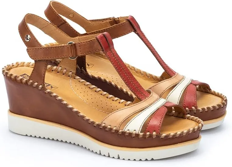 PIKOLINOS Wedge Sandals Leather Aguadulce for Woman