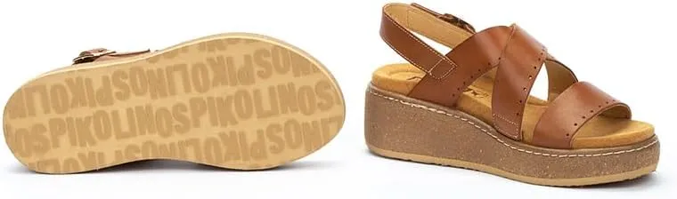 PIKOLINOS Wedge Sandals Leather Alzira for Woman