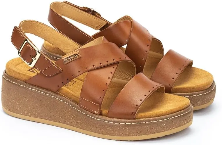 PIKOLINOS Wedge Sandals Leather Alzira for Woman
