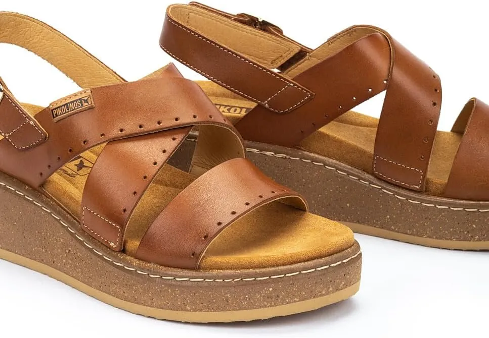 PIKOLINOS Wedge Sandals Leather Alzira for Woman