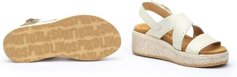 PIKOLINOS Wedge Sandals Leather Alzira for Woman