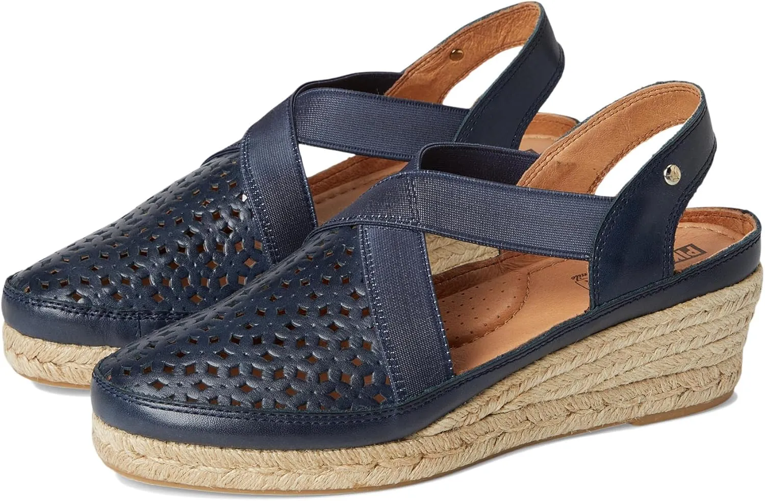 PIKOLINOS Wedge Sandals Leather Benidorm for Woman