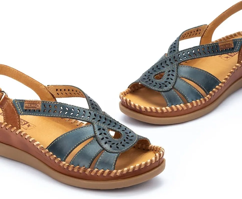 PIKOLINOS Wedge Sandals Leather Cadaques for Woman