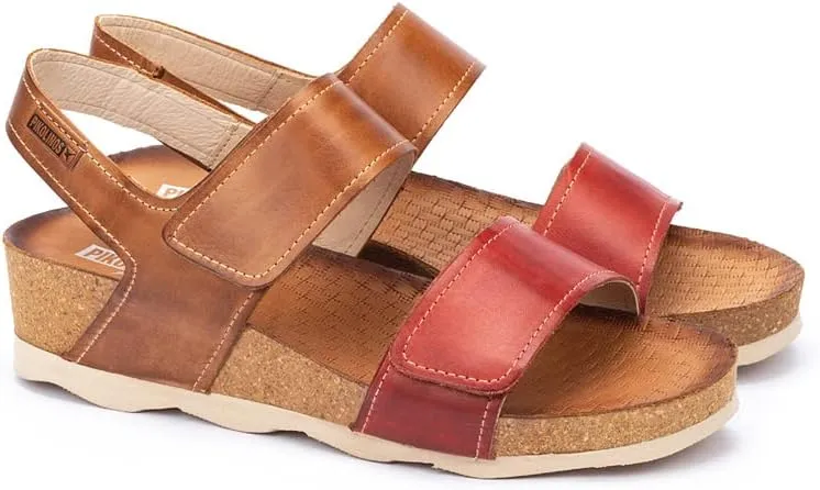 PIKOLINOS Wedge Sandals Leather Mahon for Woman