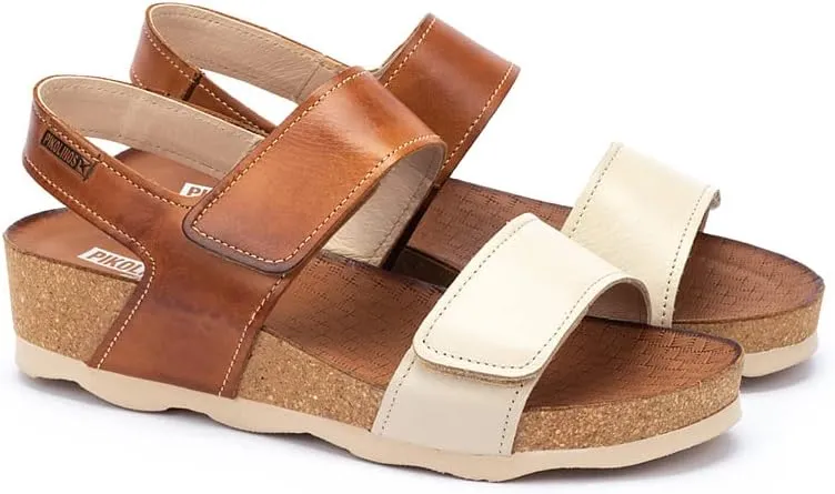 PIKOLINOS Wedge Sandals Leather Mahon for Woman