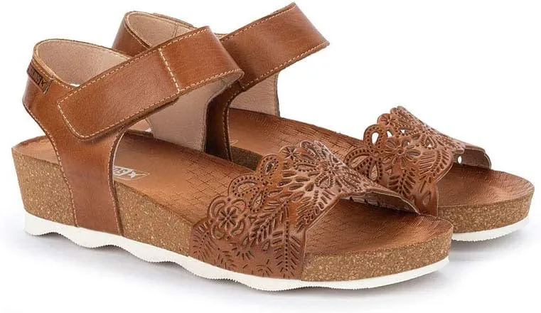 PIKOLINOS Wedge Sandals Leather Mahon for Woman