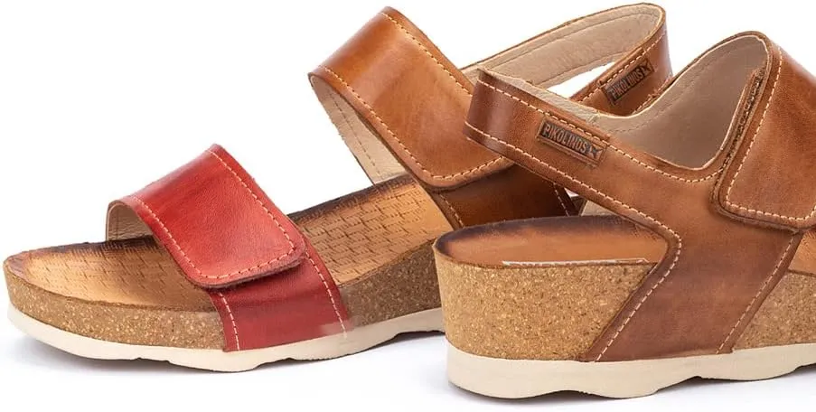 PIKOLINOS Wedge Sandals Leather Mahon for Woman