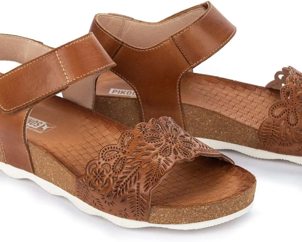 PIKOLINOS Wedge Sandals Leather Mahon for Woman