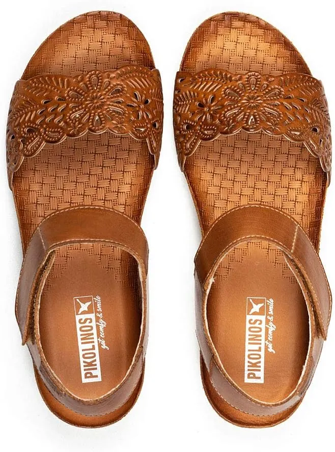PIKOLINOS Wedge Sandals Leather Mahon for Woman