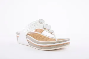 PROPET - WW1500 GLITTER TOE-POST MULE - SILVER