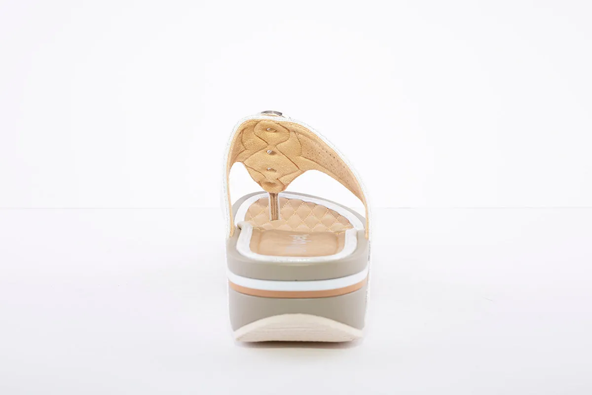 PROPET - WW1500 GLITTER TOE-POST MULE - SILVER