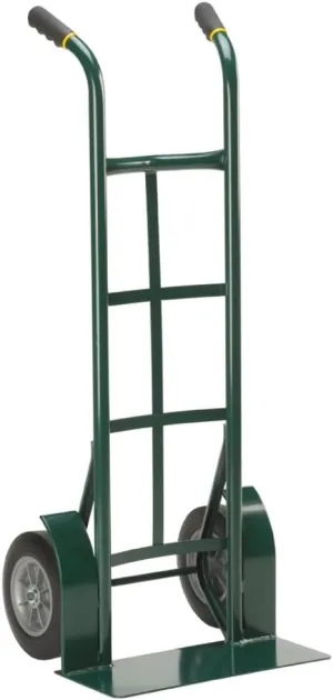 "Harper Trucks 800 lb Capacity Steel Dual Handle Heavy-Duty Hand Truck with 10"" Flat-Free Solid Rubber Wheels" (H51T86)
