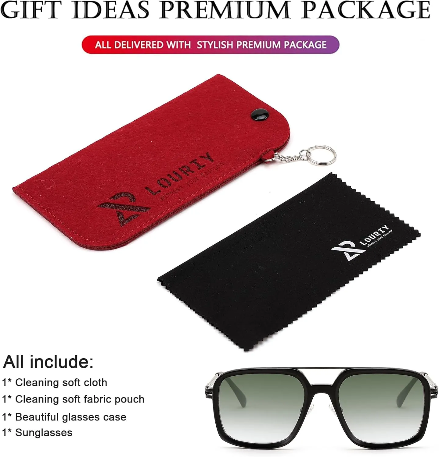 Retro Square 70s Flat Aviator Sunglasses Women Men Classic Retro Stylish Frame UV400 Protection