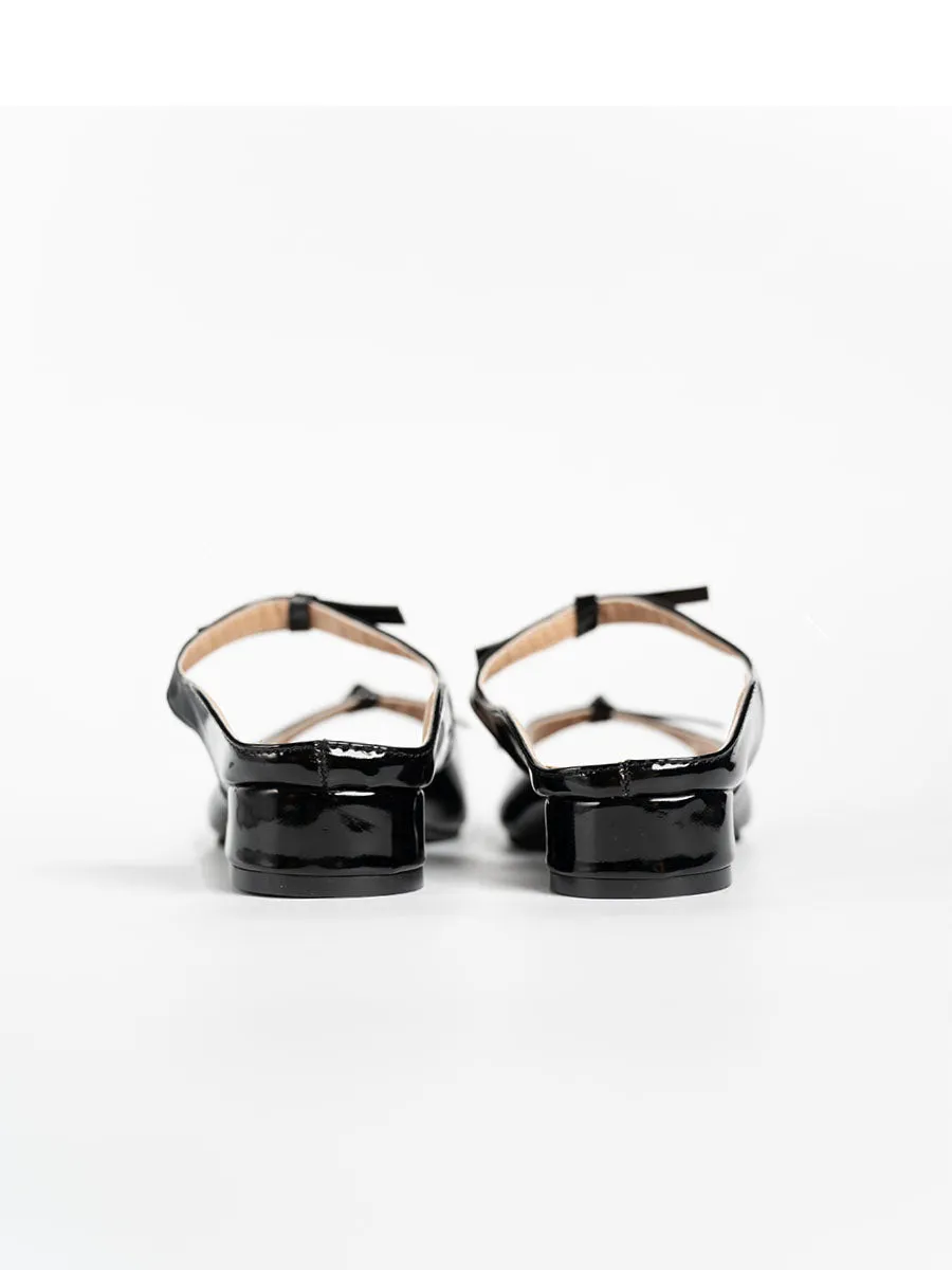 Ribbon Sandal Mules