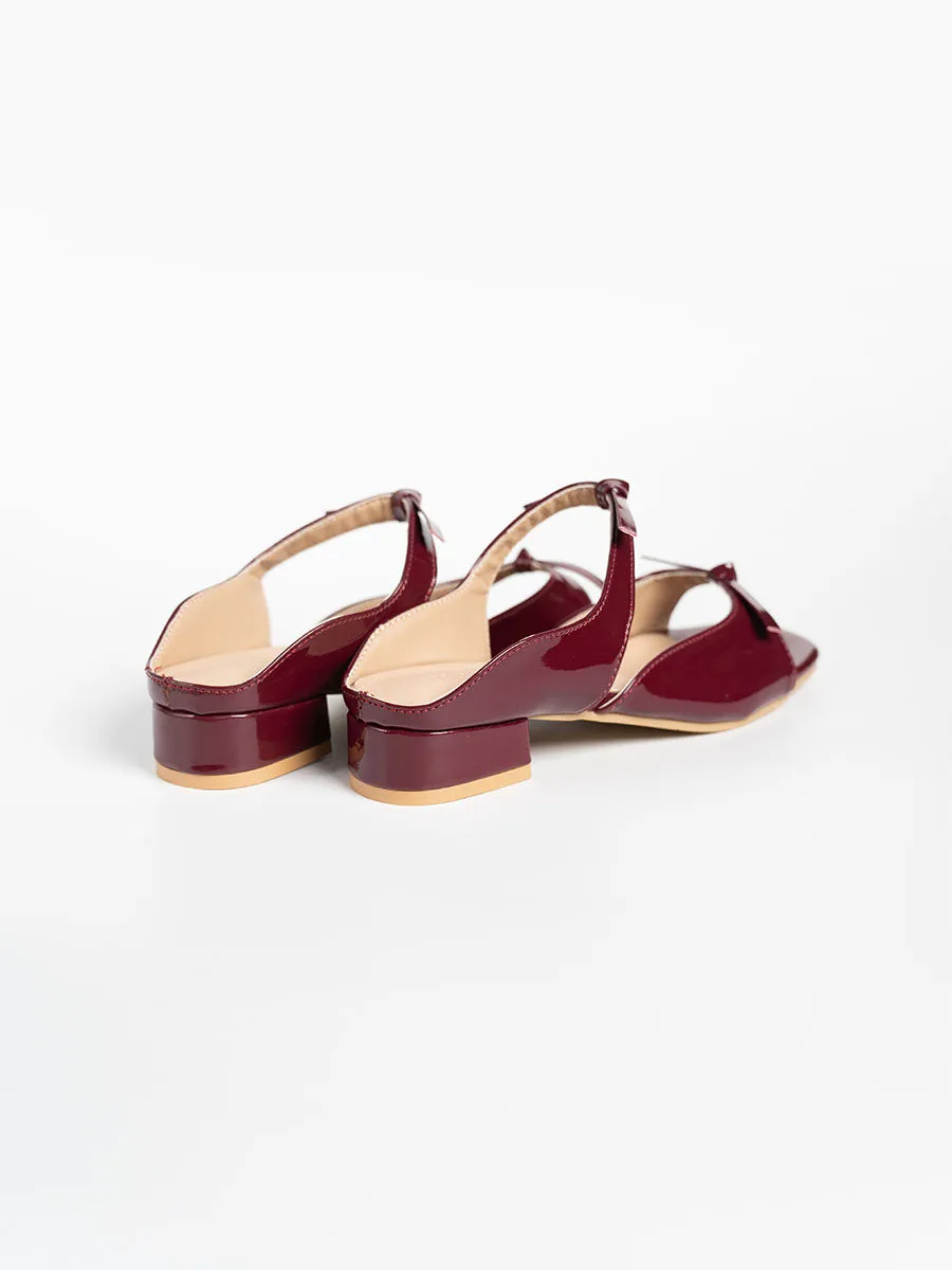 Ribbon Sandal Mules