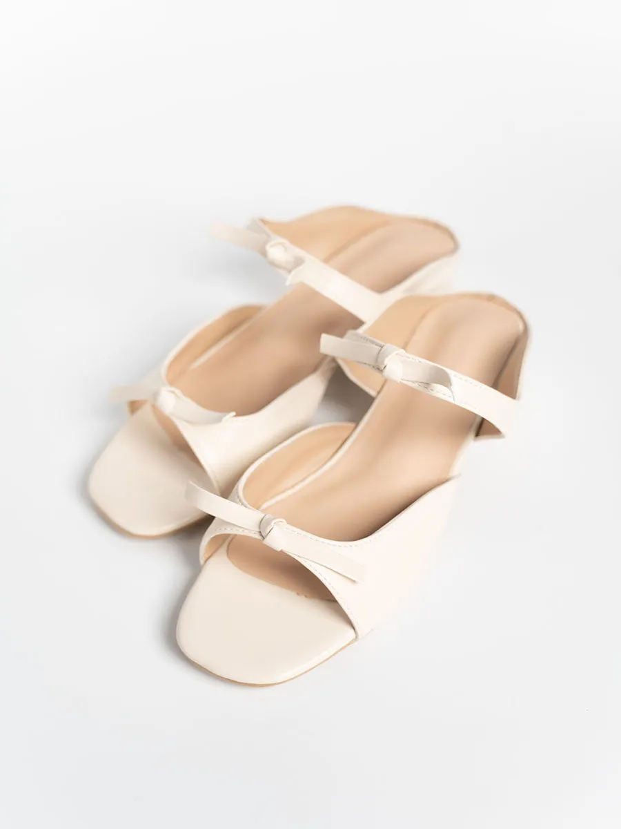 Ribbon Sandal Mules