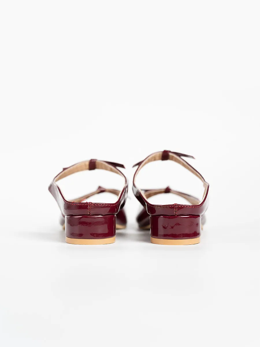 Ribbon Sandal Mules