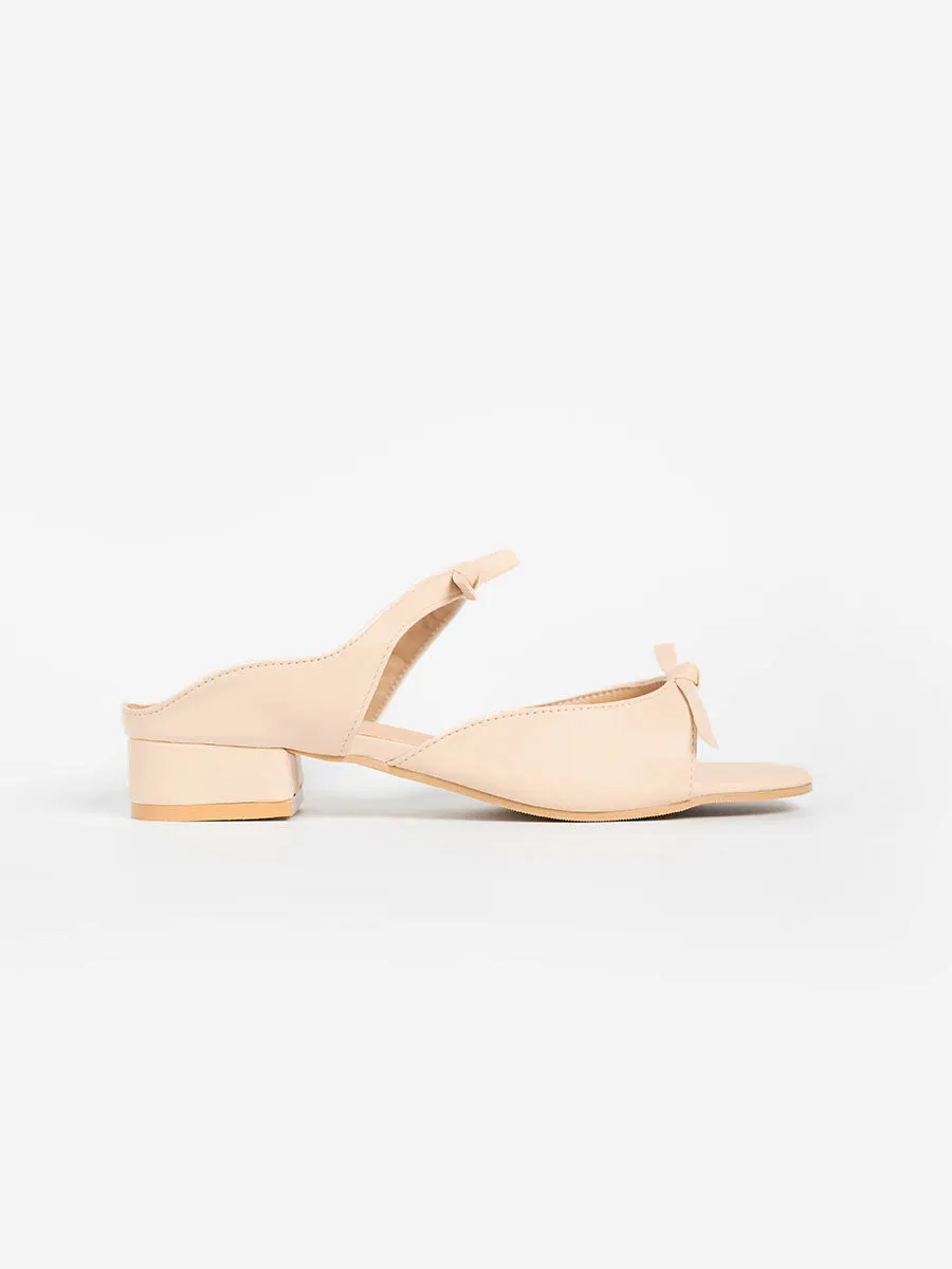 Ribbon Sandal Mules