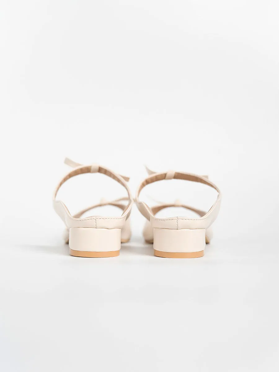 Ribbon Sandal Mules