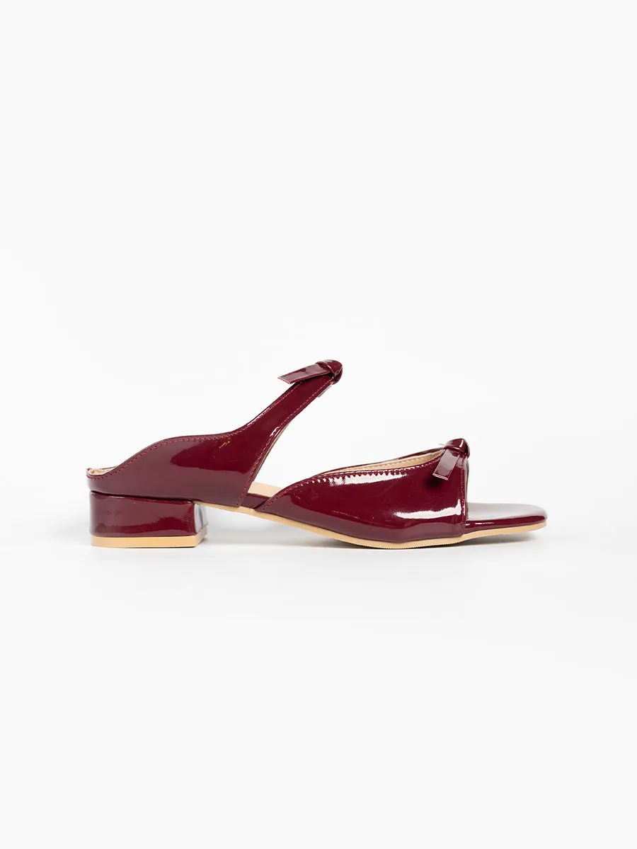 Ribbon Sandal Mules
