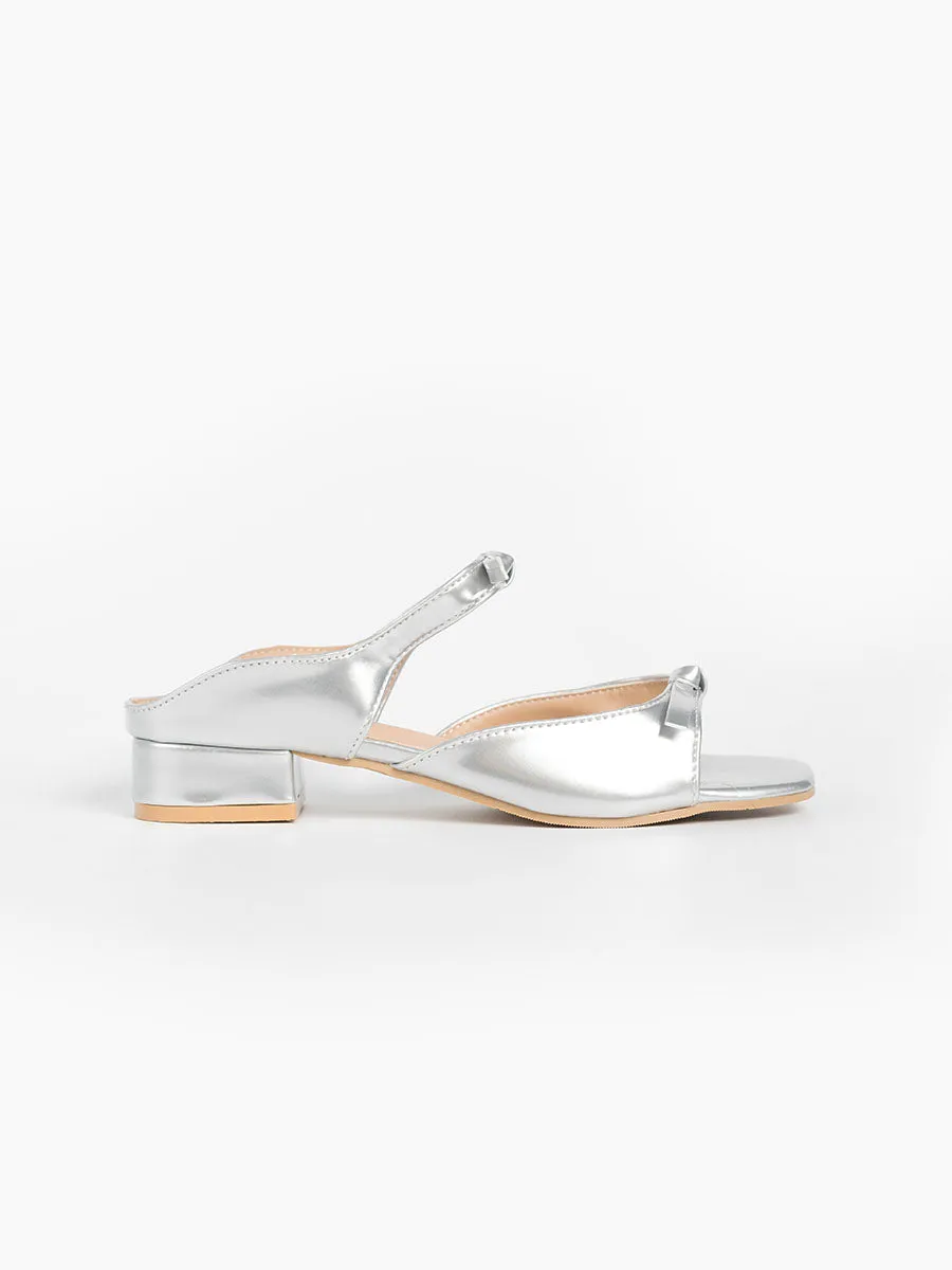 Ribbon Sandal Mules