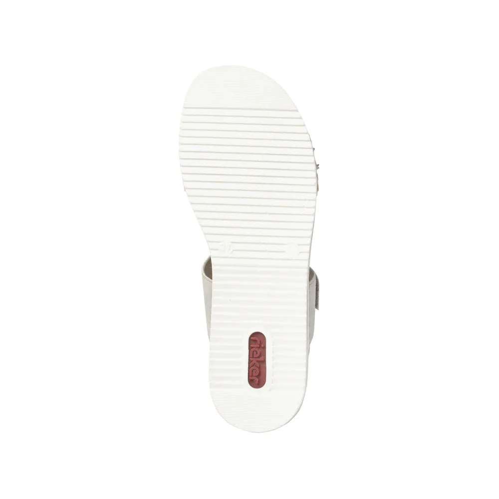 Rieker - V02M6-40 FLAT FASHION MULE - GREY