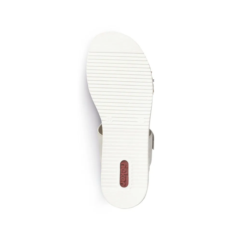Rieker - V02M6-40 FLAT FASHION MULE - GREY