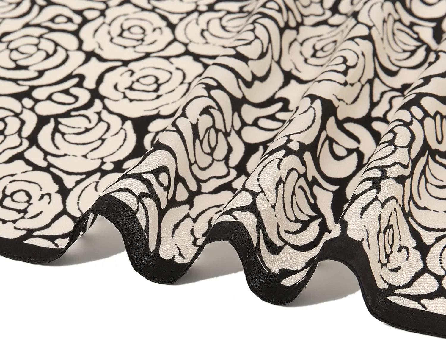 RIIQIICHY 100% Silk Scarf Head Scarf for Women Hair Scarf for Sleeping Hair Wrapping at Night Square Neck Scarves