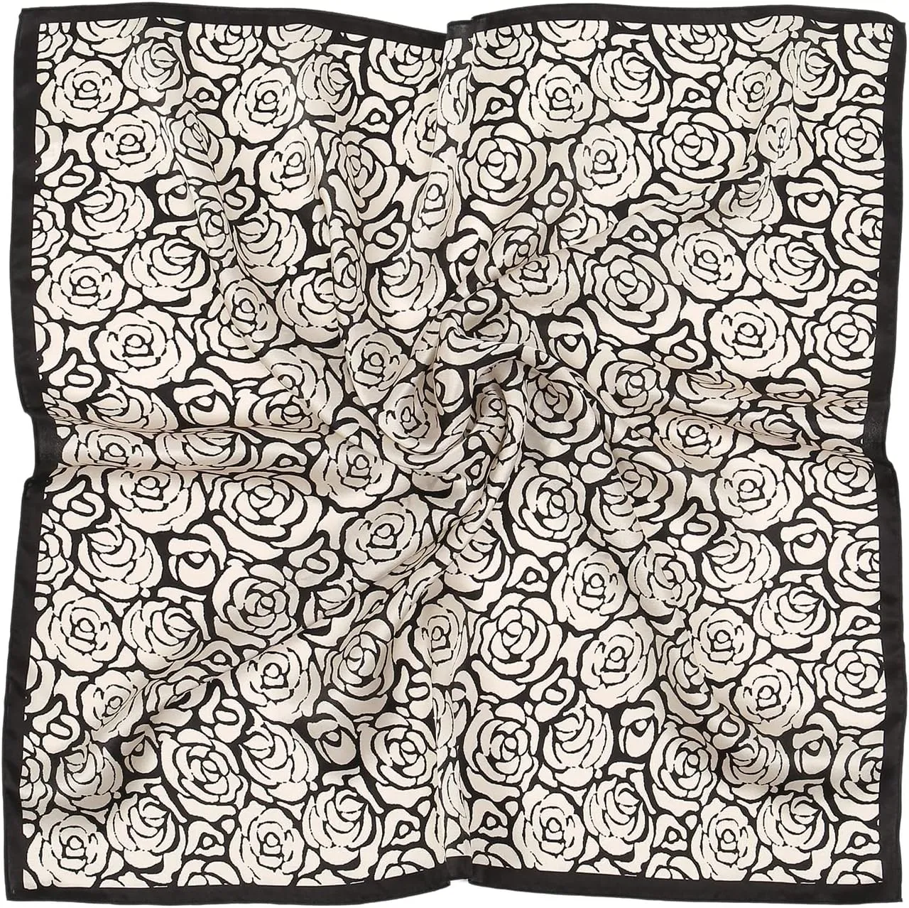 RIIQIICHY 100% Silk Scarf Head Scarf for Women Hair Scarf for Sleeping Hair Wrapping at Night Square Neck Scarves