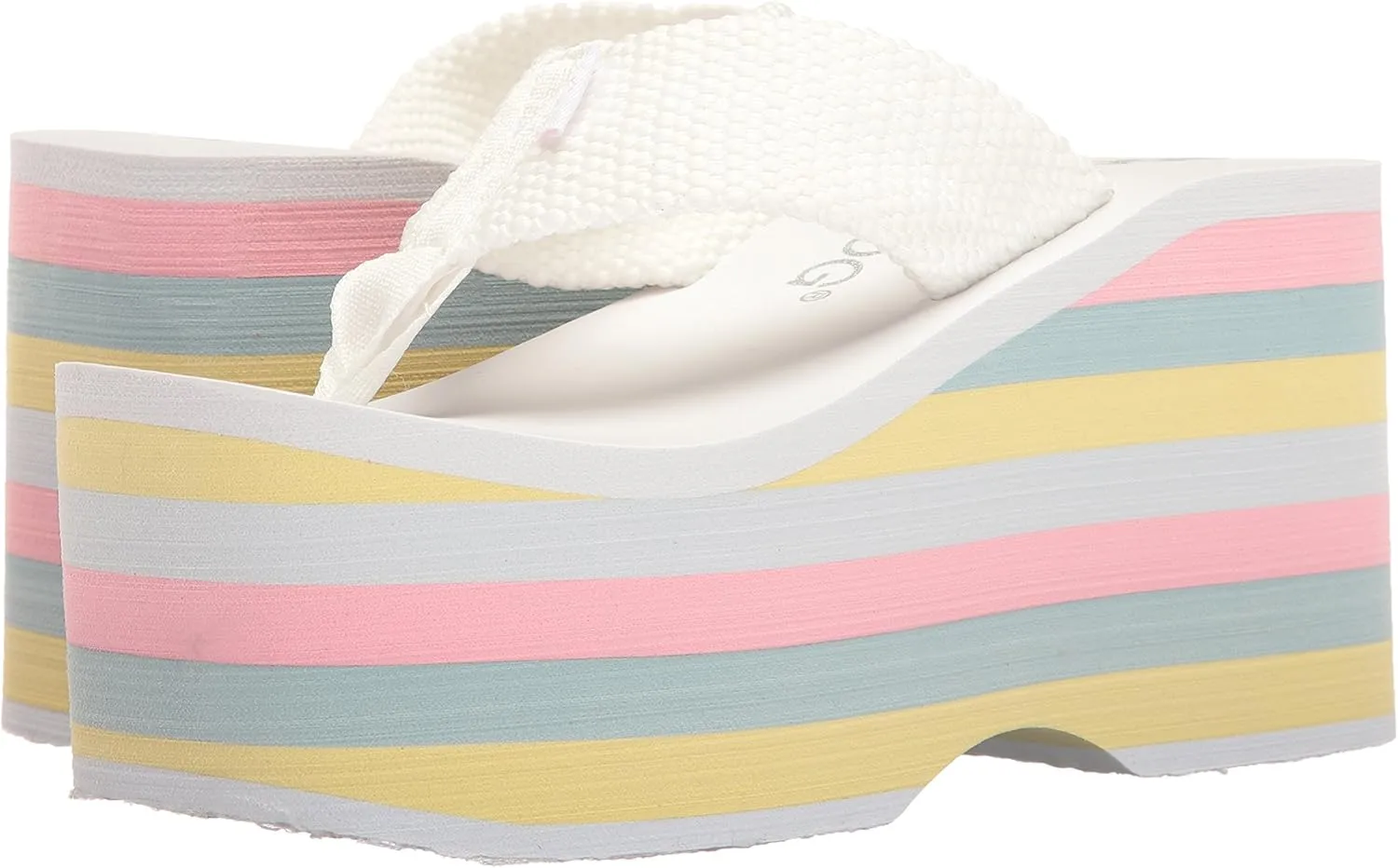 Rocket Dog Women's Bigtop Webbing Withpastel Eva Flip Flop