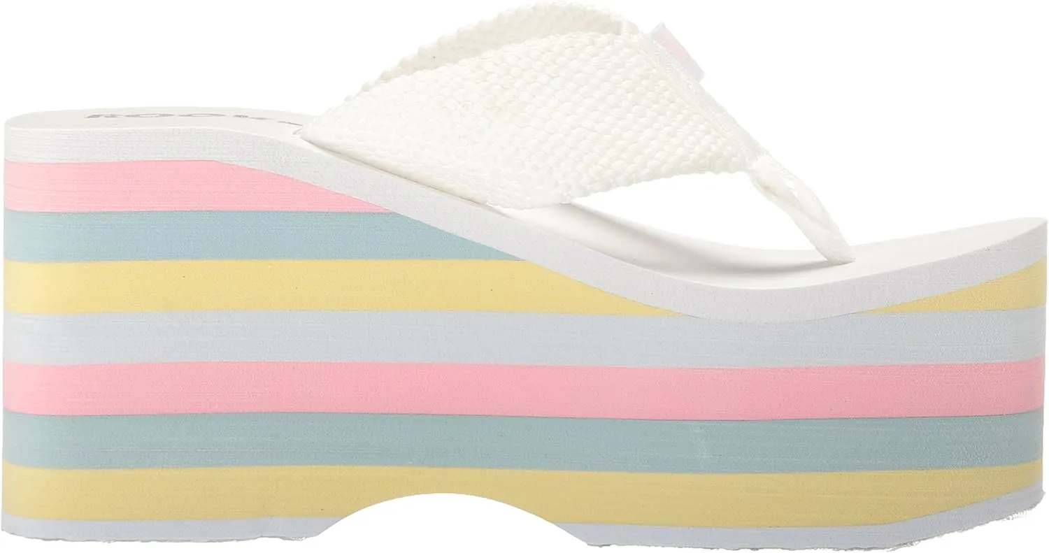 Rocket Dog Women's Bigtop Webbing Withpastel Eva Flip Flop
