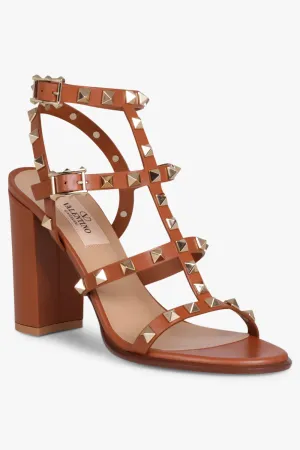 ROCKSTUD FOUR STRAP 90MM SANDAL | SELLERIA